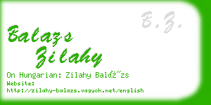 balazs zilahy business card